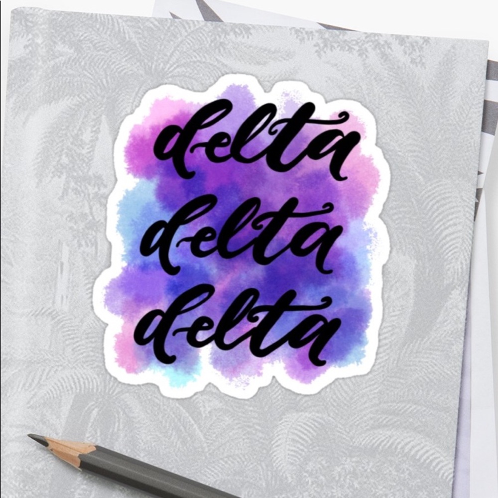 Tri delta sticker